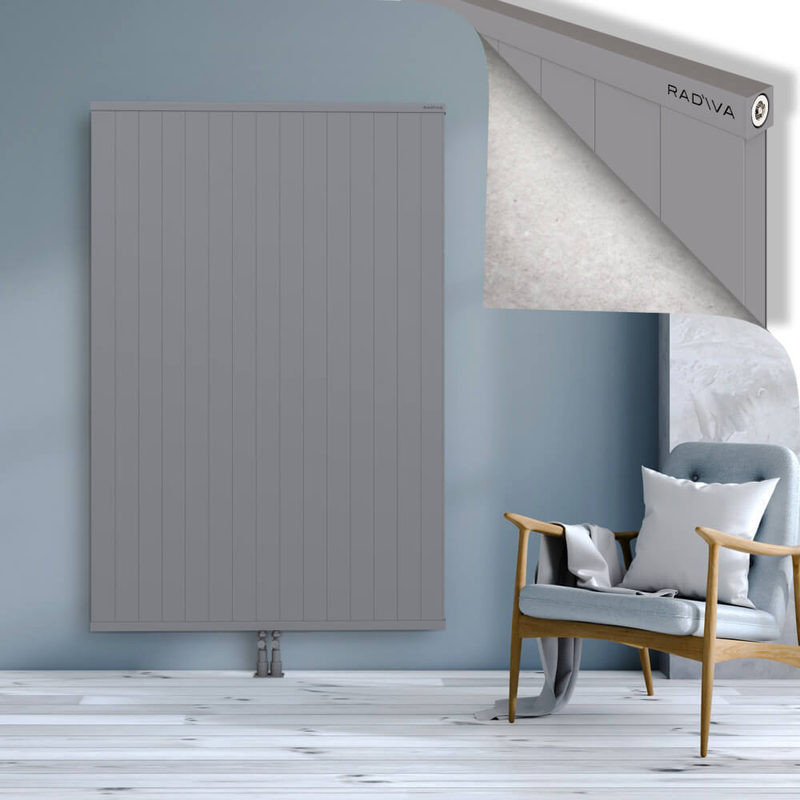 RIO Dekoratif Alüminyum Radyatör 1800x1504 Gri