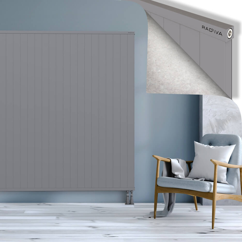 RIO Dekoratif Alüminyum Radyatör 1800x2004 Gri