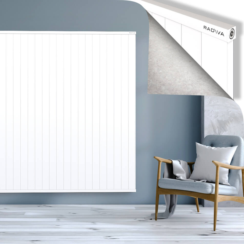 RIO Dekoratif Alüminyum Radyatör 1800x2104 Beyaz