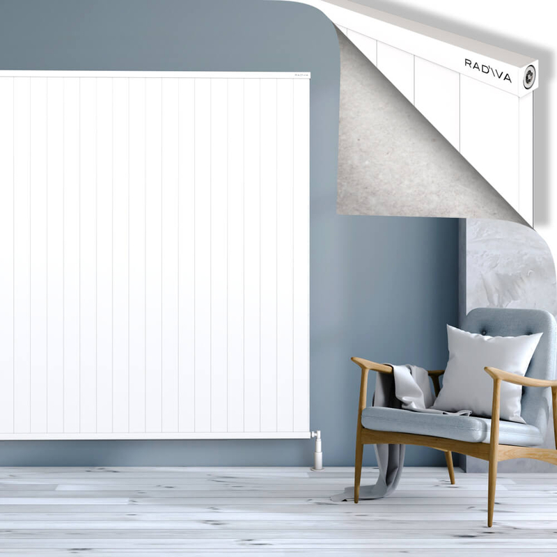 RIO Dekoratif Alüminyum Radyatör 1800x2304 Beyaz