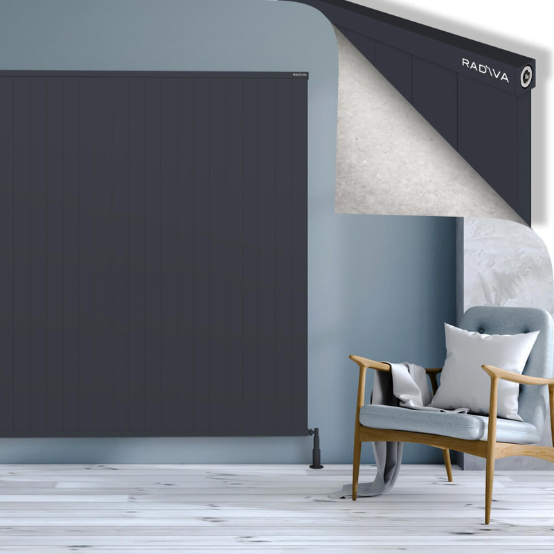 RIO Dekoratif Alüminyum Radyatör 1800x3004 Koyu Antrasit