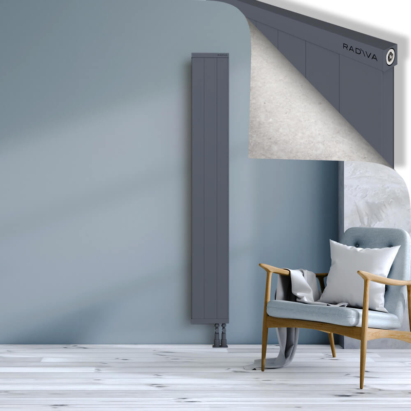 RIO Dekoratif Alüminyum Radyatör 1800x304 Antrasit