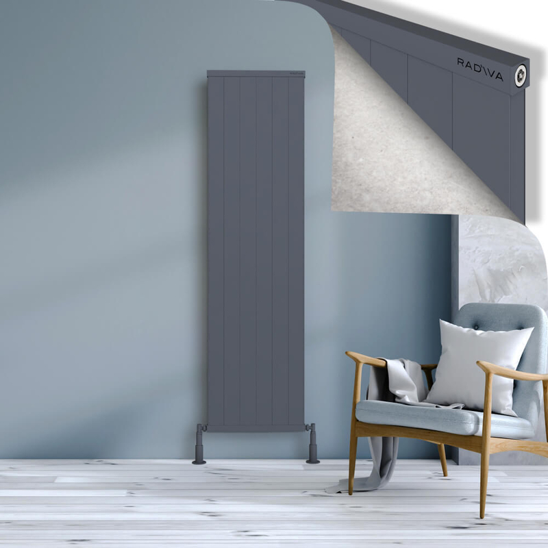 RIO Dekoratif Alüminyum Radyatör 1800x604 Antrasit