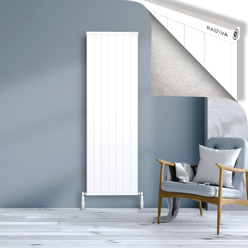 RIO Dekoratif Alüminyum Radyatör 1800x704 Beyaz