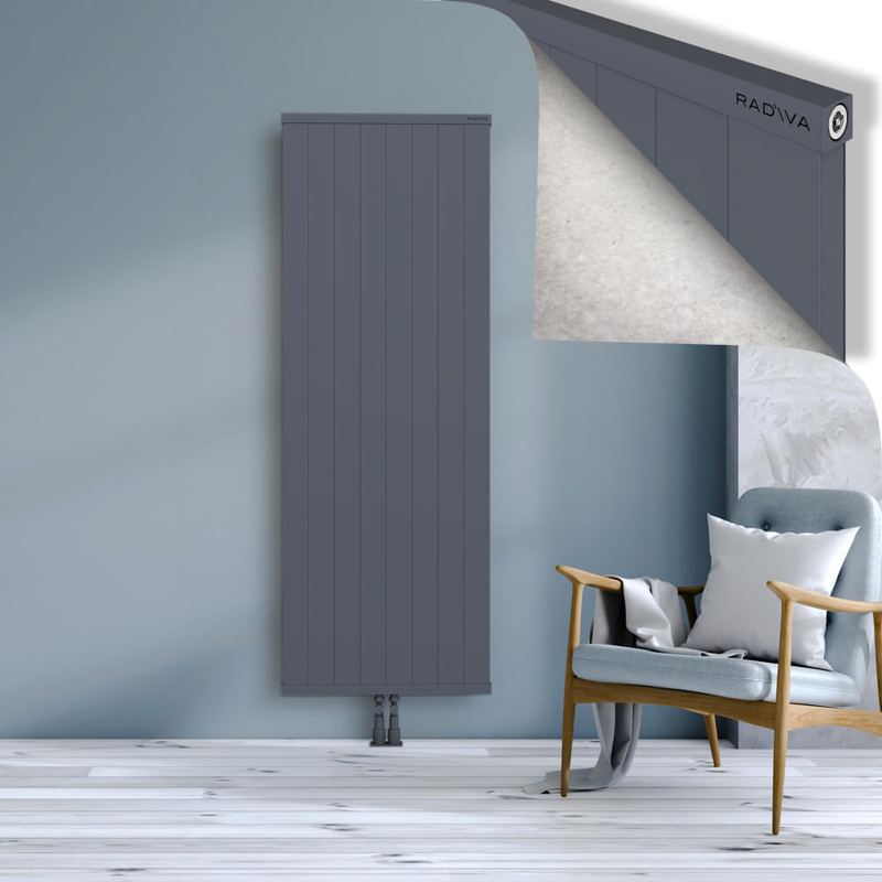 RIO Dekoratif Alüminyum Radyatör 1800x804 Antrasit