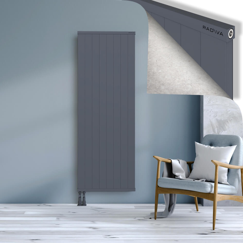 RIO Dekoratif Alüminyum Radyatör 1800x804 Antrasit