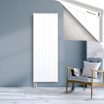 RIO Dekoratif Alüminyum Radyatör 1800x804 Beyaz - Thumbnail