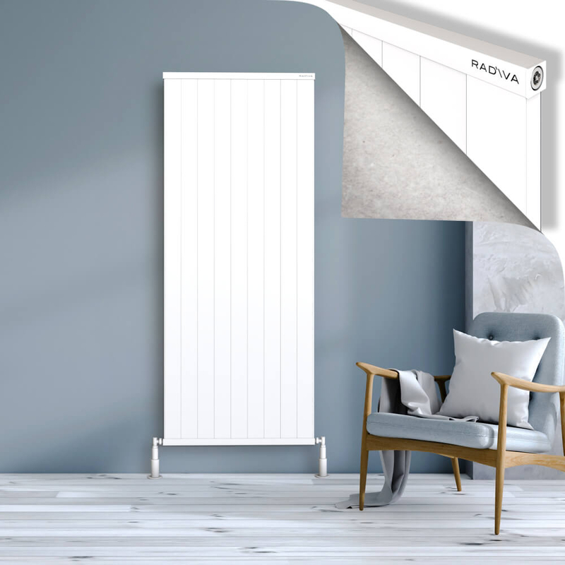RIO Dekoratif Alüminyum Radyatör 1800x904 Beyaz