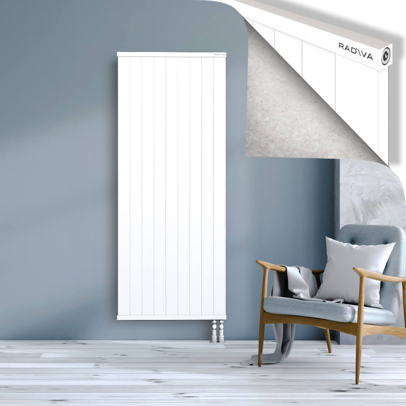 RIO Dekoratif Alüminyum Radyatör 1800x904 Beyaz