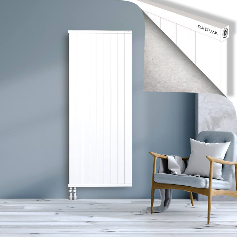 RIO Dekoratif Alüminyum Radyatör 1800x904 Beyaz