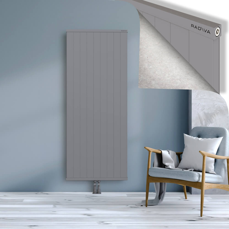 RIO Dekoratif Alüminyum Radyatör 1800x904 Gri