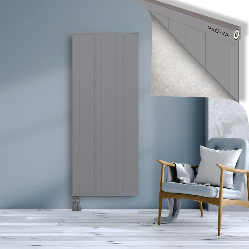 RIO Dekoratif Alüminyum Radyatör 1800x904 Gri