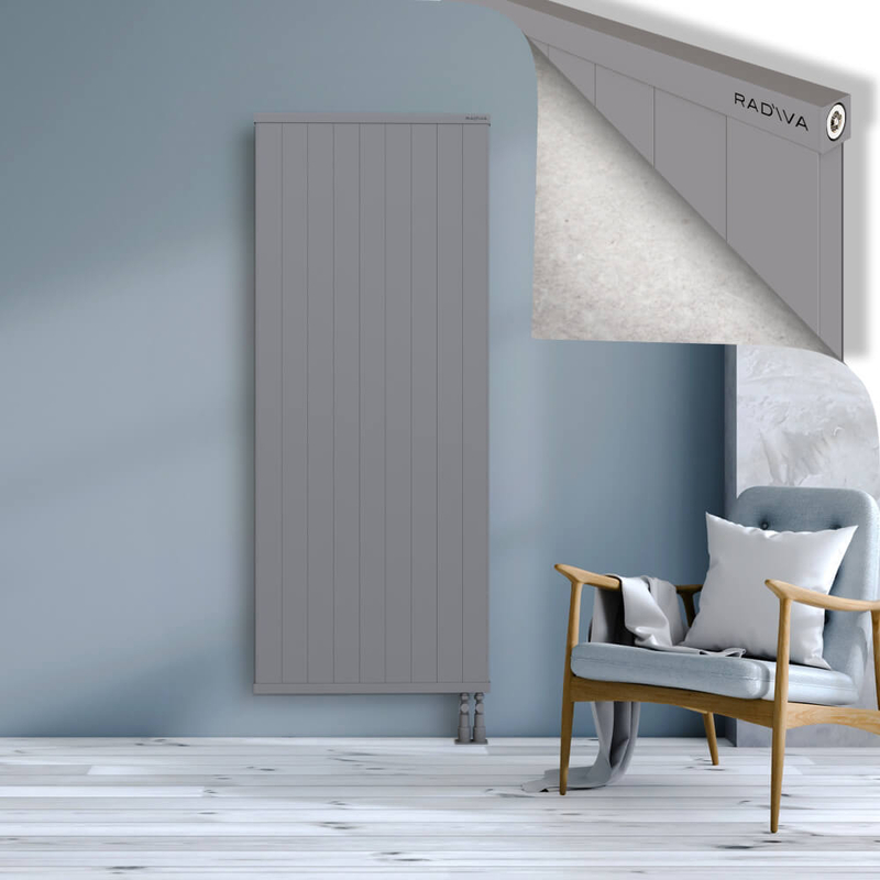 RIO Dekoratif Alüminyum Radyatör 1800x904 Gri