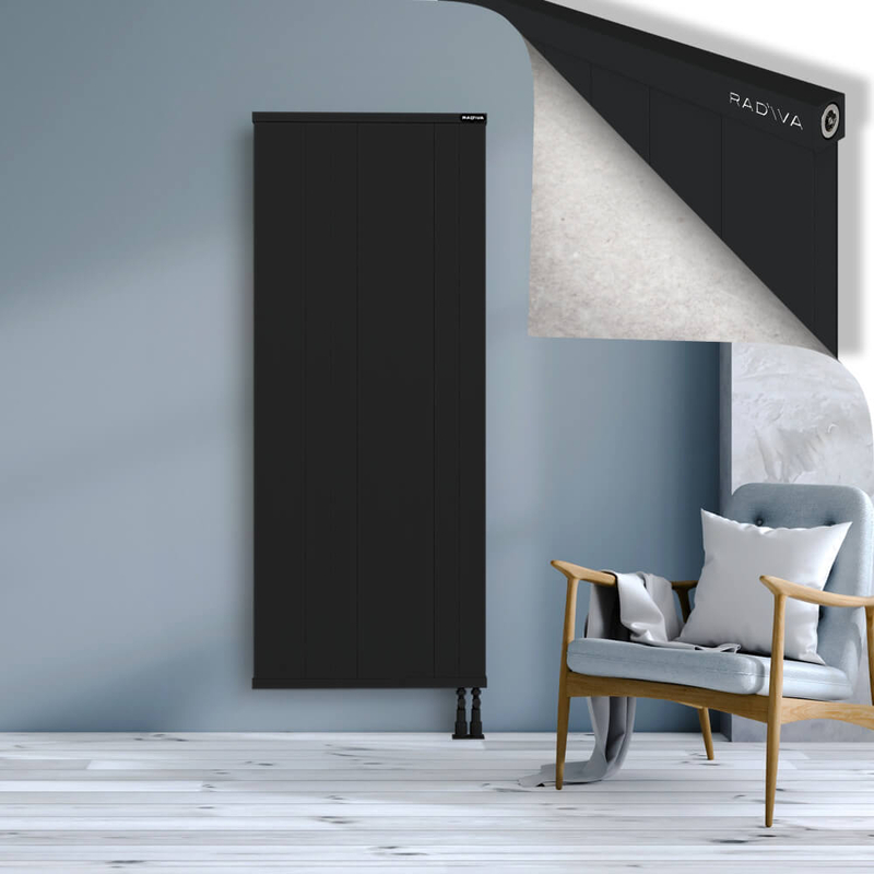 RIO Dekoratif Alüminyum Radyatör 1800x904 Siyah