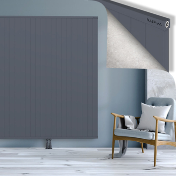 RIO Dekoratif Alüminyum Radyatör 1900x3004 Antrasit - Thumbnail