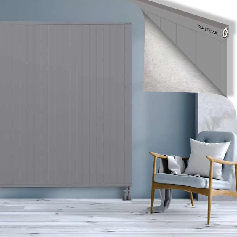 RIO Dekoratif Alüminyum Radyatör 1900x3004 Gri