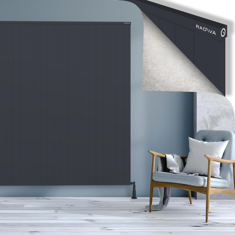 RIO Dekoratif Alüminyum Radyatör 1900x3004 Koyu Antrasit