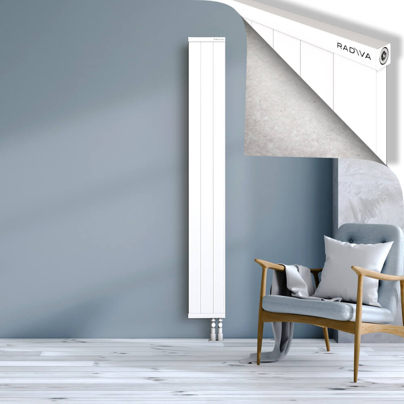 RIO Dekoratif Alüminyum Radyatör 1900x304 Beyaz