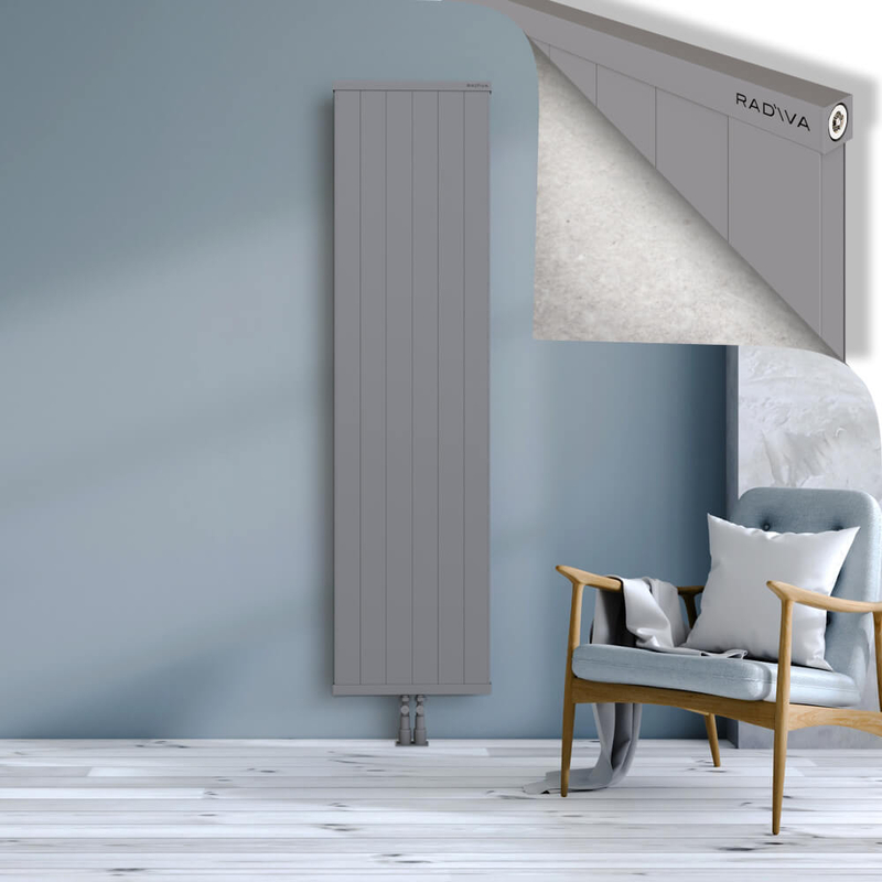 RIO Dekoratif Alüminyum Radyatör 1900x604 Gri