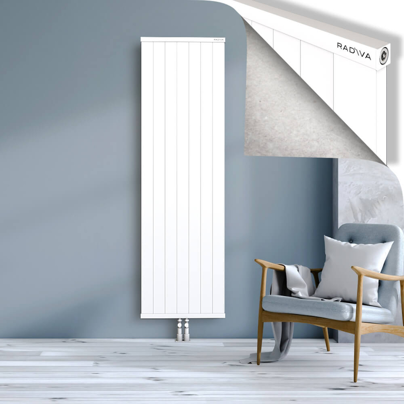 RIO Dekoratif Alüminyum Radyatör 1900x704 Beyaz