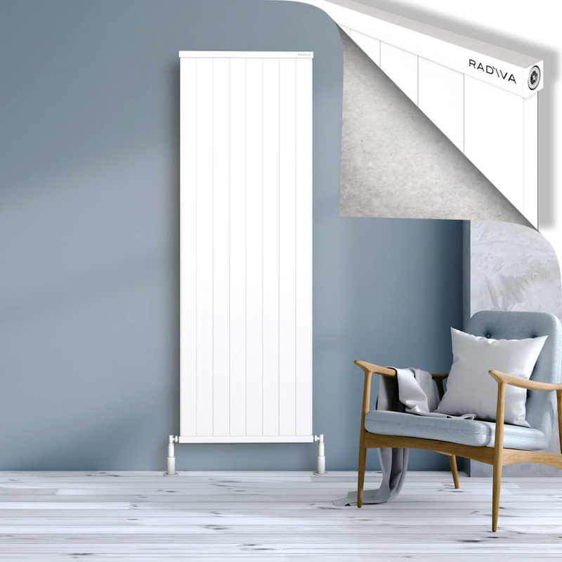 RIO Dekoratif Alüminyum Radyatör 1900x804 Beyaz