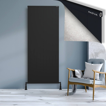 Radiva - Rio Dekoratif Alüminyum Radyatör 2000x1004 Siyah