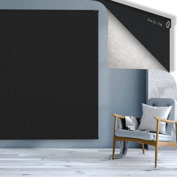 RIO Dekoratif Alüminyum Radyatör 2000x2904 Siyah - Thumbnail