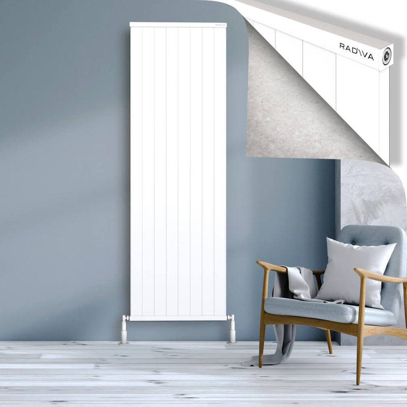 RIO Dekoratif Alüminyum Radyatör 2000x804 Beyaz