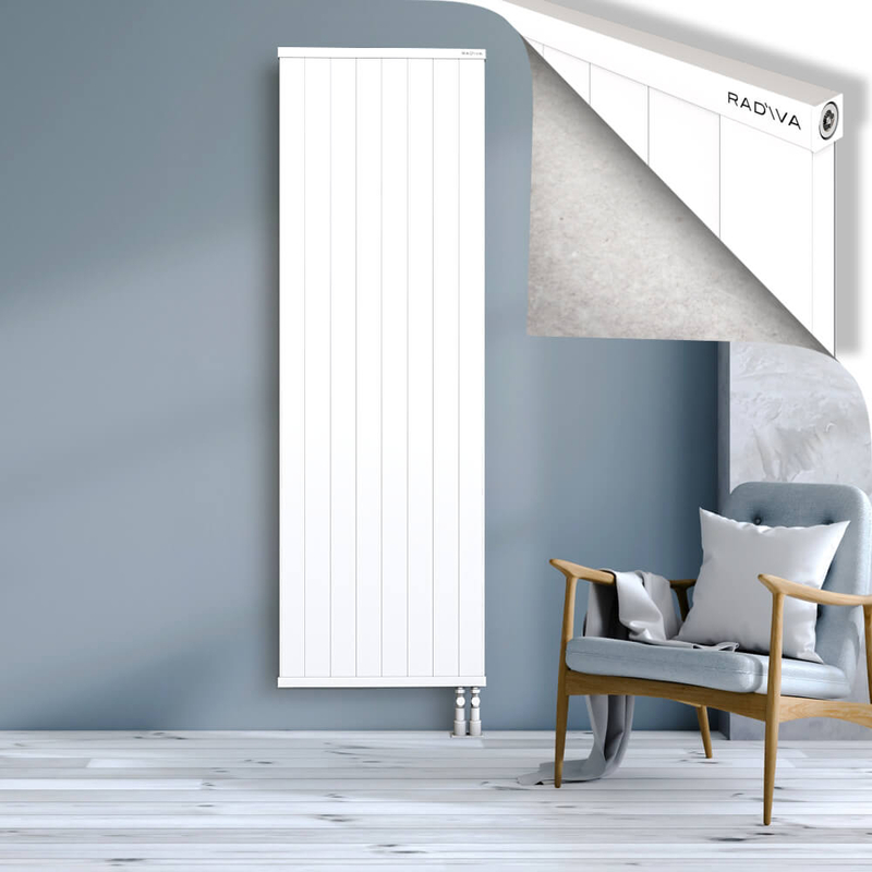 RIO Dekoratif Alüminyum Radyatör 2000x804 Beyaz