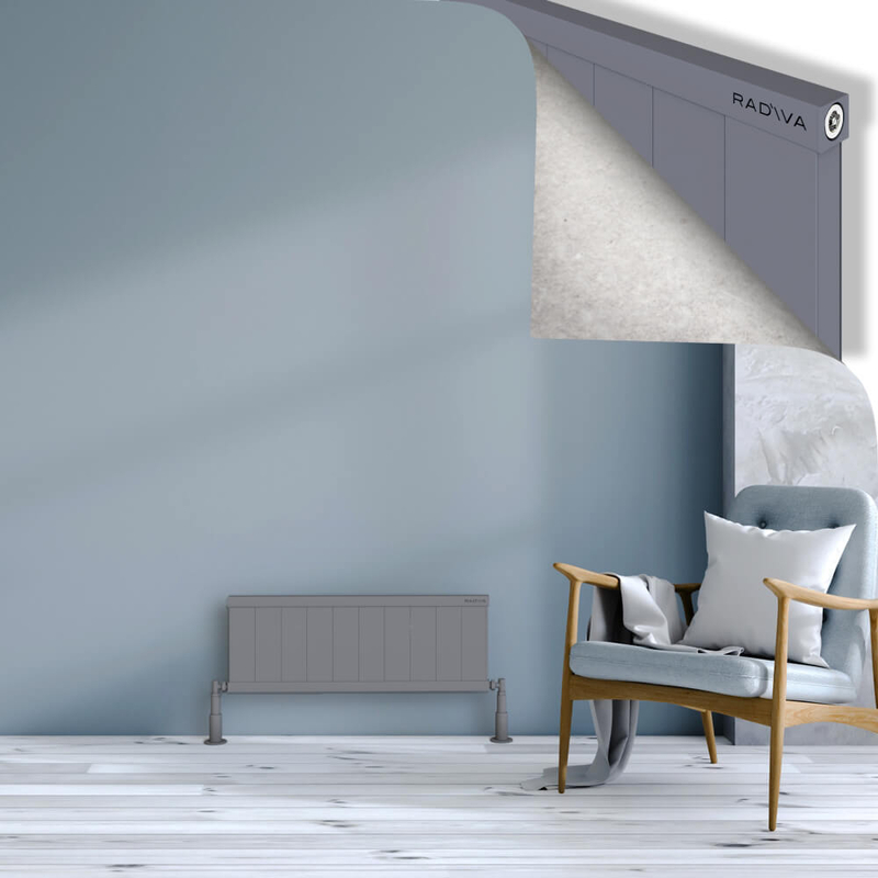 RIO Dekoratif Alüminyum Radyatör 300x1004 Gri