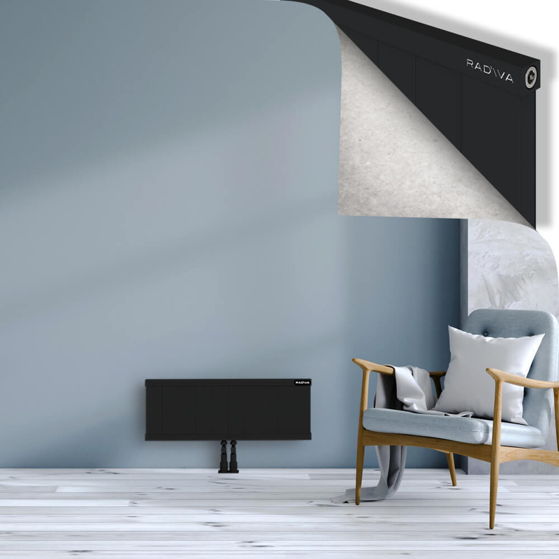 RIO Dekoratif Alüminyum Radyatör 300x1004 Siyah