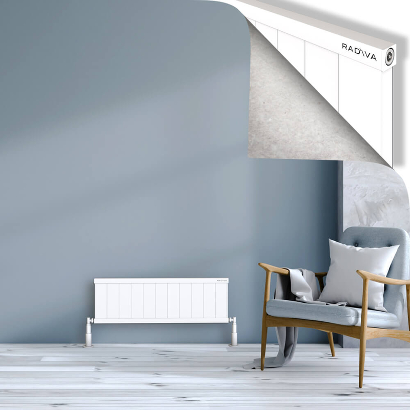 RIO Dekoratif Alüminyum Radyatör 300x1104 Beyaz