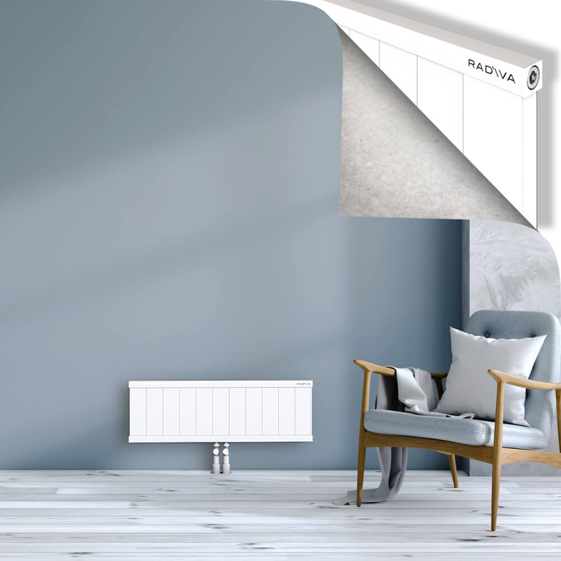 RIO Dekoratif Alüminyum Radyatör 300x1104 Beyaz