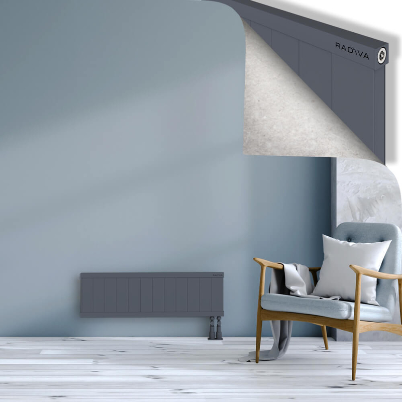RIO Dekoratif Alüminyum Radyatör 300x1204 Antrasit