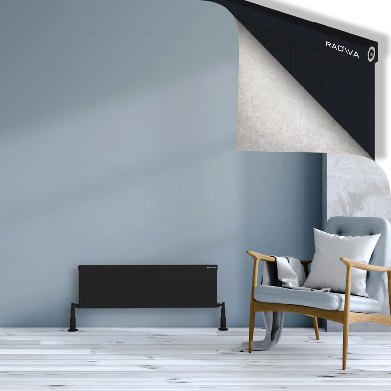 RIO Dekoratif Alüminyum Radyatör 300x1204 Siyah