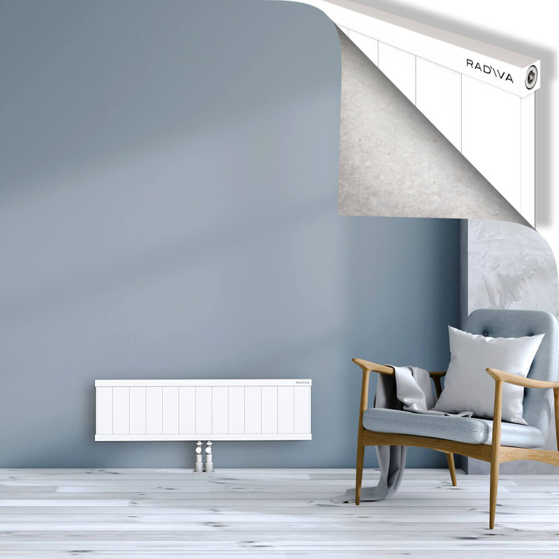 RIO Dekoratif Alüminyum Radyatör 300x1304 Beyaz