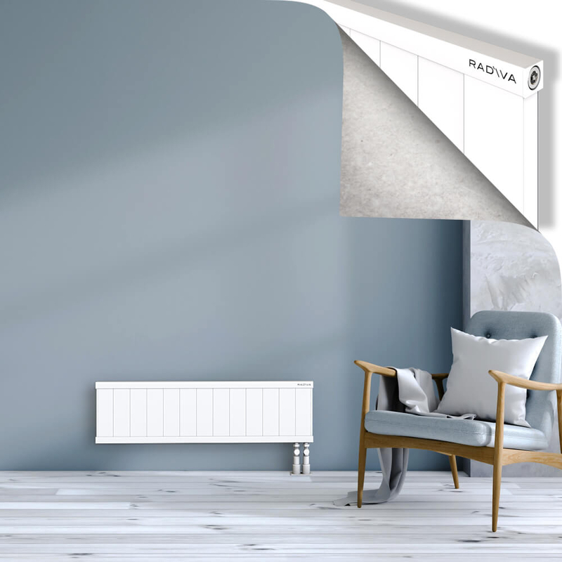 RIO Dekoratif Alüminyum Radyatör 300x1304 Beyaz