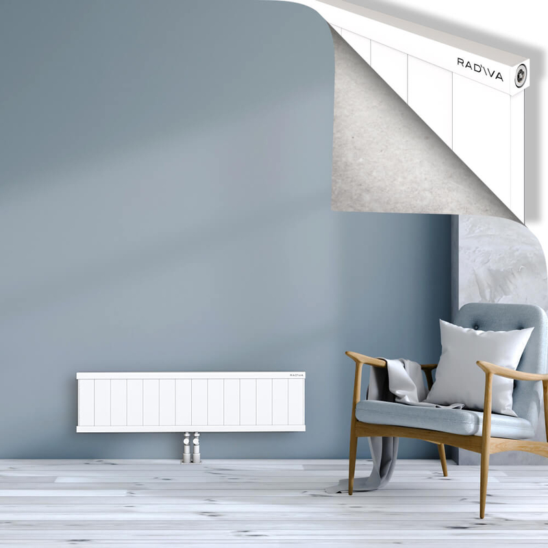 RIO Dekoratif Alüminyum Radyatör 300x1404 Beyaz