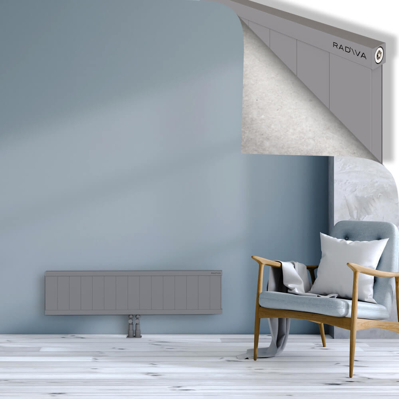 RIO Dekoratif Alüminyum Radyatör 300x1504 Gri