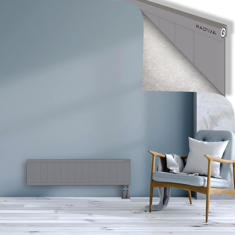RIO Dekoratif Alüminyum Radyatör 300x1504 Gri