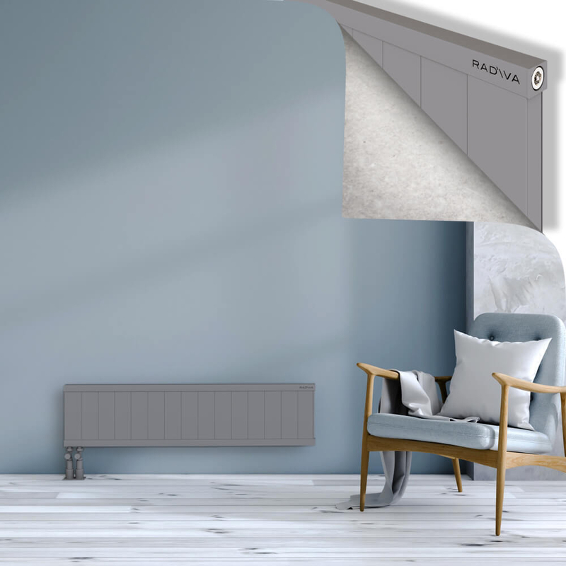 RIO Dekoratif Alüminyum Radyatör 300x1504 Gri