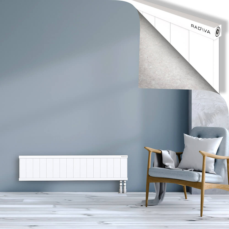 RIO Dekoratif Alüminyum Radyatör 300x1604 Beyaz