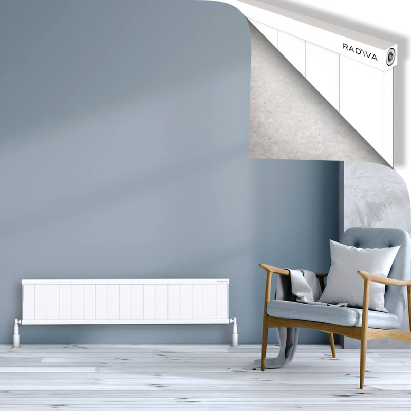 RIO Dekoratif Alüminyum Radyatör 300x1704 Beyaz
