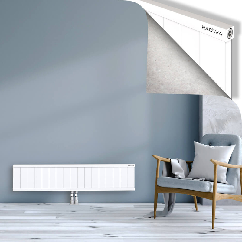 RIO Dekoratif Alüminyum Radyatör 300x1704 Beyaz