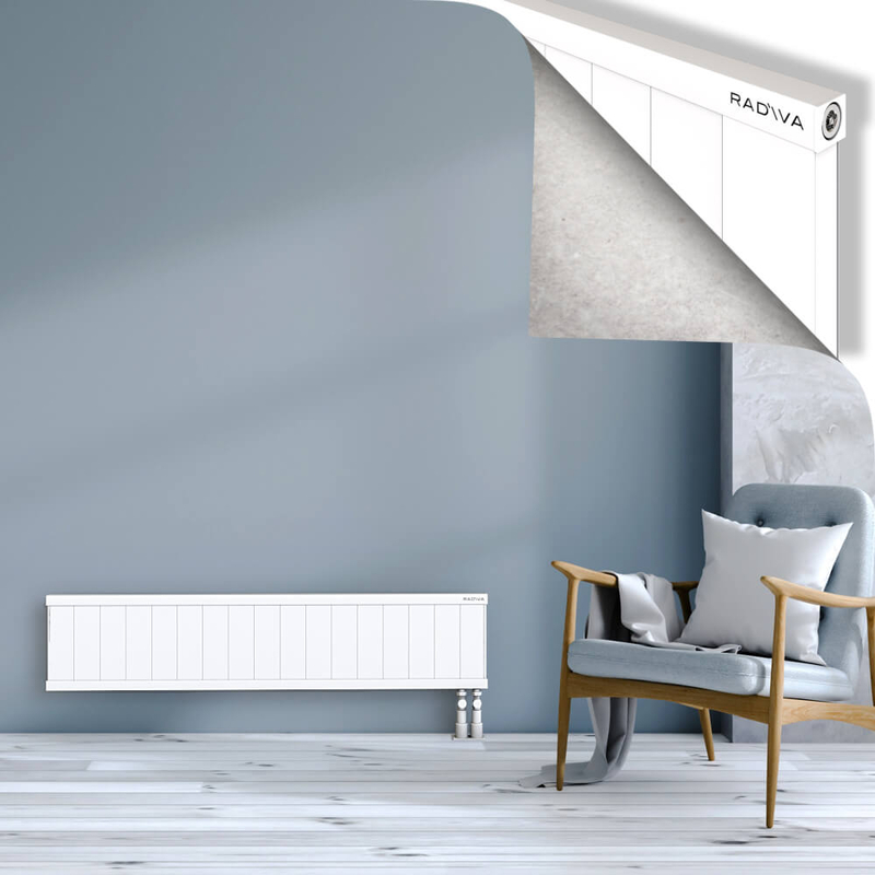 RIO Dekoratif Alüminyum Radyatör 300x1704 Beyaz