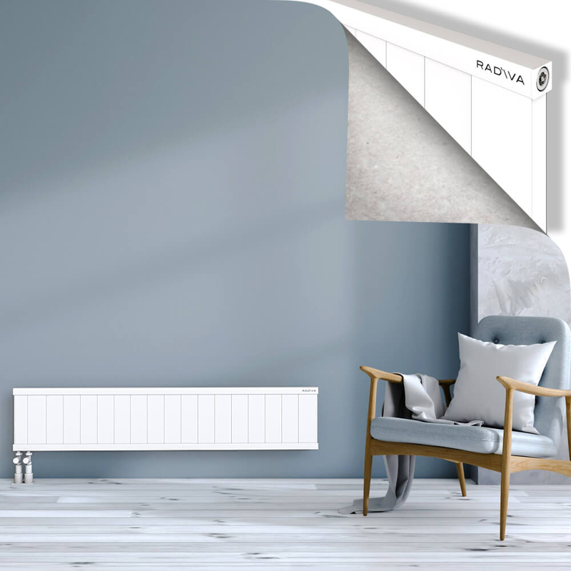 RIO Dekoratif Alüminyum Radyatör 300x1804 Beyaz