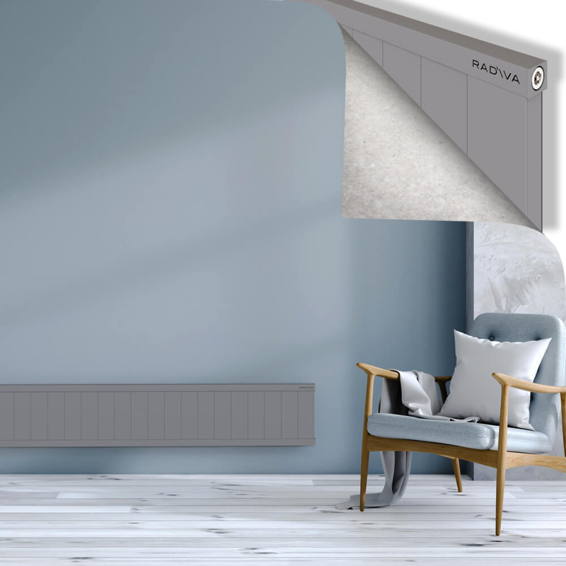 RIO Dekoratif Alüminyum Radyatör 300x2104 Gri