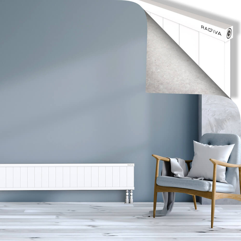 RIO Dekoratif Alüminyum Radyatör 300x2204 Beyaz