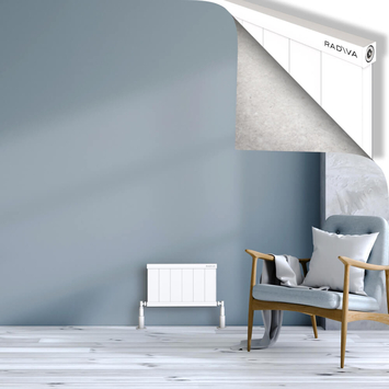Radiva - Rio Dekoratif Alüminyum Radyatör 300x604 Beyaz