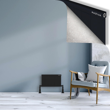 Radiva - Rio Dekoratif Alüminyum Radyatör 300x604 Siyah